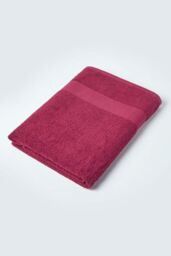 Homescapes Turkish Cotton Jumbo Towel in Burgundy