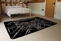 Benjamin Tate Design Geometric Art Rug in Natural - Size: Large - thumbnail 3