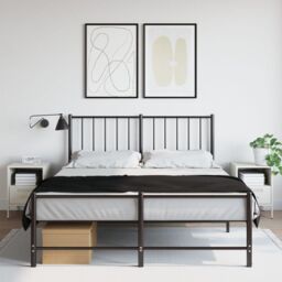 Berkfield Home Bedside Cabinets 2 pcs White 36x39x50.5 cm Steel - thumbnail 1