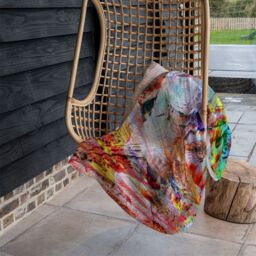 Benjamin Tate Design Battle Of Britain Head Blanket in Natural - Size: 120 cm x 150 cm - thumbnail 4