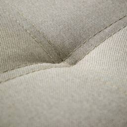 Home Source Linen Upholstered Two Seater Pull-Out Double Sofa Bed 153 cm in Light Beige - thumbnail 5
