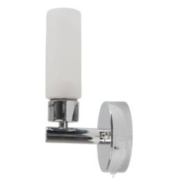 First Choice Lighting Set of 2 Polished Chrome IP44 Bathroom Pull Cord Wall Lights in Silver - thumbnail 3