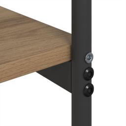 Berkfield Home Console Table Artisan oak 101 x 35 x 80.5 cm Engineered wood in Brown - thumbnail 8
