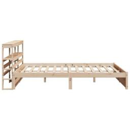 Berkfield Home Bed Frame with Headboard without Mattress 180x200 cm Super King in Light Brown - thumbnail 7