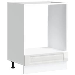 Berkfield Home Oven Cabinet¬†Porto High Gloss White Engineered Wood - thumbnail 3