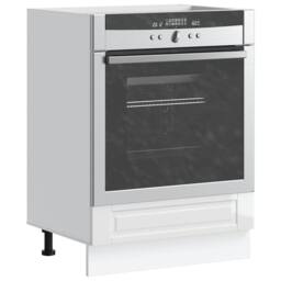 Berkfield Home Oven Cabinet¬†Porto High Gloss White Engineered Wood - thumbnail 2