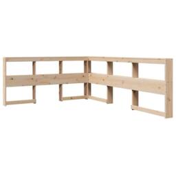 Berkfield Home Bookcase Bed without Mattress 160x200 cm Solid Wood Pine in Brown - thumbnail 6
