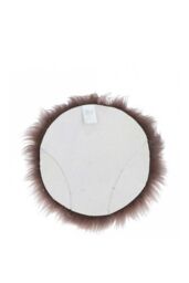 Fenland England Real Sheepskin Seat Pad in Dark Pink - thumbnail 2