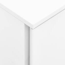 Berkfield Home Mobile File Cabinet White 39x45x60 cm Steel - Size: 39 x 45 x 60 cm - thumbnail 6