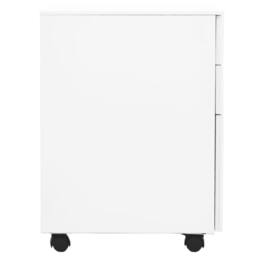 Berkfield Home Mobile File Cabinet White 39x45x60 cm Steel - Size: 39 x 45 x 60 cm - thumbnail 1