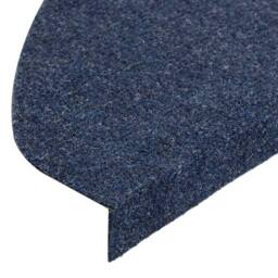 Berkfield Home Stair Mats Self-adhesive 15 pcs 65x22.5x3.5 cm Blue - Size: Medium - thumbnail 7