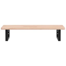 Berkfield Home Basin Shelf Wall Mounted Steel & Solid Wood Oak in Brown - thumbnail 4