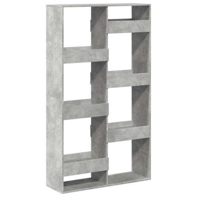 Berkfield Home Bookcase Concrete Grey 100x33x175 cm Engineered Wood - Size: 100 x 33 x 175 cm - image 1