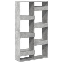 Berkfield Home Bookcase Concrete Grey 100x33x175 cm Engineered Wood - Size: 100 x 33 x 175 cm - thumbnail 1