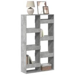 Berkfield Home Bookcase Concrete Grey 100x33x175 cm Engineered Wood - Size: 100 x 33 x 175 cm - thumbnail 2