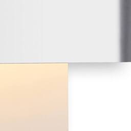 Netlighting Damo Flush Wall Light 2 Light G9 White Base Chrome Centre Band in Grey - thumbnail 5