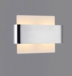 Netlighting Damo Flush Wall Light 2 Light G9 White Base Chrome Centre Band in Grey - thumbnail 6