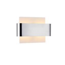 Netlighting Damo Flush Wall Light 2 Light G9 White Base Chrome Centre Band in Grey - thumbnail 3
