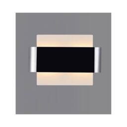 Netlighting Damo Flush Wall Light 2 Light G9 White Base Chrome Centre Band in Grey - thumbnail 2