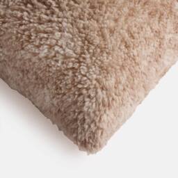 OHS 2 Pack Teddy Marl Soft Fleece Cushion Covers - 45 x 45cm in Natural - Size: 45 cm x 45 cm - thumbnail 4