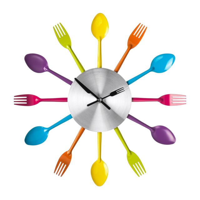 Orsina Maison by Premier Multi Coloured Cutlery Wall Clock - image 1