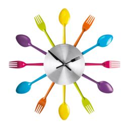 Orsina Maison by Premier Multi Coloured Cutlery Wall Clock