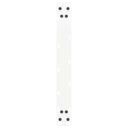 Berkfield Home Coffee Table Legs U-Shaped 2 pcs White 50x(42-43) cm Steel - thumbnail 7
