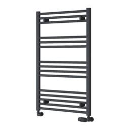 Bathroom Kingdom Capo Anthracite Straight Heated Towel Rail 1000x600 in Grey