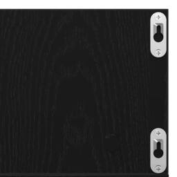 Berkfield Home CD Wall Shelf Black Oak 100x18x18 cm Engineered Wood - Size: 100 x 18 x 18 cm - thumbnail 8