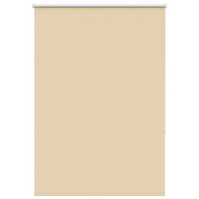 Berkfield Home Roller Blind Blackout Beige 105x150 cm Fabric Width 100.7 cm Polyester - image 1