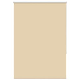 Berkfield Home Roller Blind Blackout Beige 105x150 cm Fabric Width 100.7 cm Polyester - thumbnail 1