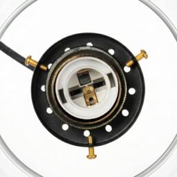 Emitto Ceiling Pendant Light Set of 2 Industrial Glass LampShade Adjustable Cable in Black - thumbnail 7