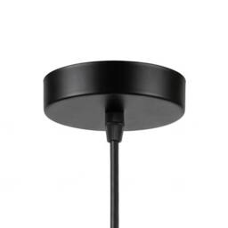 Emitto Ceiling Pendant Light Set of 2 Industrial Glass LampShade Adjustable Cable in Black - thumbnail 5