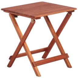 Berkfield Home 3 Piece Bistro Set for Children Solid Eucalyptus Wood in Brown - thumbnail 3