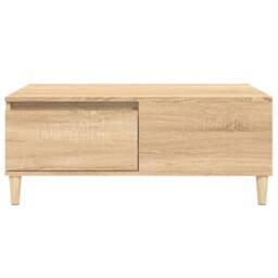 Berkfield Home Coffee Table Sonoma Oak 90x50x36.5 cm Engineered Wood in Light Tan - thumbnail 7