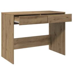 Berkfield Home Desk Artisan Oak 101x50x76.5 cm Engineered Wood in Brown - thumbnail 5
