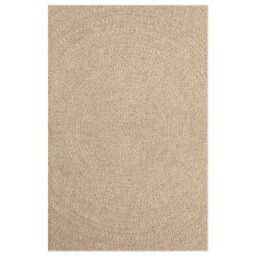 Berkfield Home Rug 160x230 cm Jute Look Indoor & Outdoor in Brown - Size: 100 cm diameter - thumbnail 4