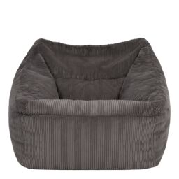 icon Natalia Jumbo Corduroy Bean Bag Armchair in Charcoal - thumbnail 3