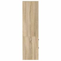 Berkfield Home Sonoma Oak Shelving Unit Sonoma Oak MDF Big Shelving Unit in Light Brown - thumbnail 7