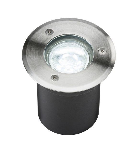 Netlighting LED Stainless Steel Recessed Ground Light 6000K 230V IP65 3W in Grey