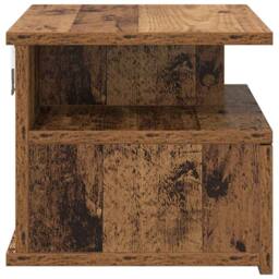 Berkfield Home Give Floating Nightstands 2 pcs Old Wood 40x31x27 cm Engineered Wood in Brown - Size: 40 x 31 x 27 cm - thumbnail 7