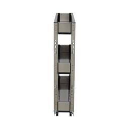 SPETLEK Width 100mm Pull Out Aluminum Basket Kitchen Larder Cupboard Drawer in Silver - Size: Medium - thumbnail 3