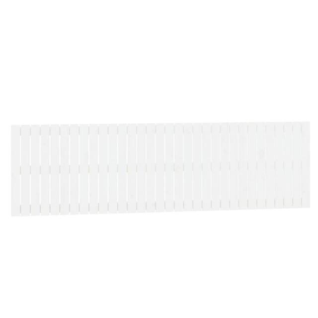 Berkfield Home Wall Headboard White 204x3x60 cm Solid Wood Pine - Size: 204 x 3 x 60 cm - image 1