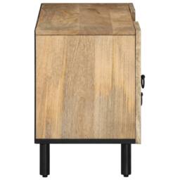 Berkfield Home TV Cabinet 105x33x46 cm Solid Wood Mango in Brown - Size: 105 x 33 x 46 cm - thumbnail 6