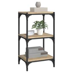 Berkfield Home Charming Book Cabinet Sonoma Oak 40x33x70.5 cm Engineered Wood an in Brown - thumbnail 4