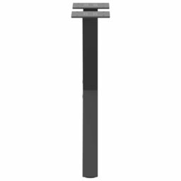 Berkfield Home Coffee Table Legs X-Shaped 2 pcs Anthracite 28x(42-43) cm Steel in Black - thumbnail 6
