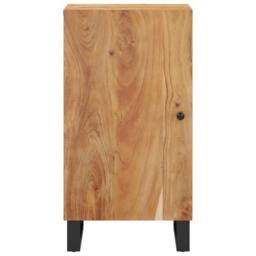Berkfield Home Sideboard with Door 40x31x75 cm Solid Wood Acacia in Brown - Size: 40 x 31 x 75 cm - thumbnail 3