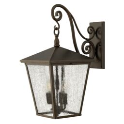 Loops Outdoor IP44 4Wall Light Regency Bronze LED E14 60W - thumbnail 1