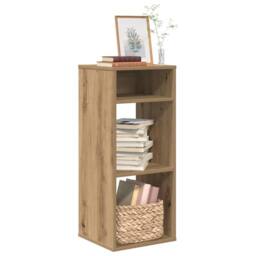 Berkfield Home Book Cabinet Artisan Oak 34x31x80 cm Engineered Wood in Brown - Size: 34 x 31 x 80 cm - thumbnail 2