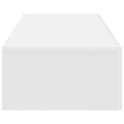 Berkfield Home Wall Shelf with Drawers White 60x26.5x15 cm Engineered Wood - thumbnail 5